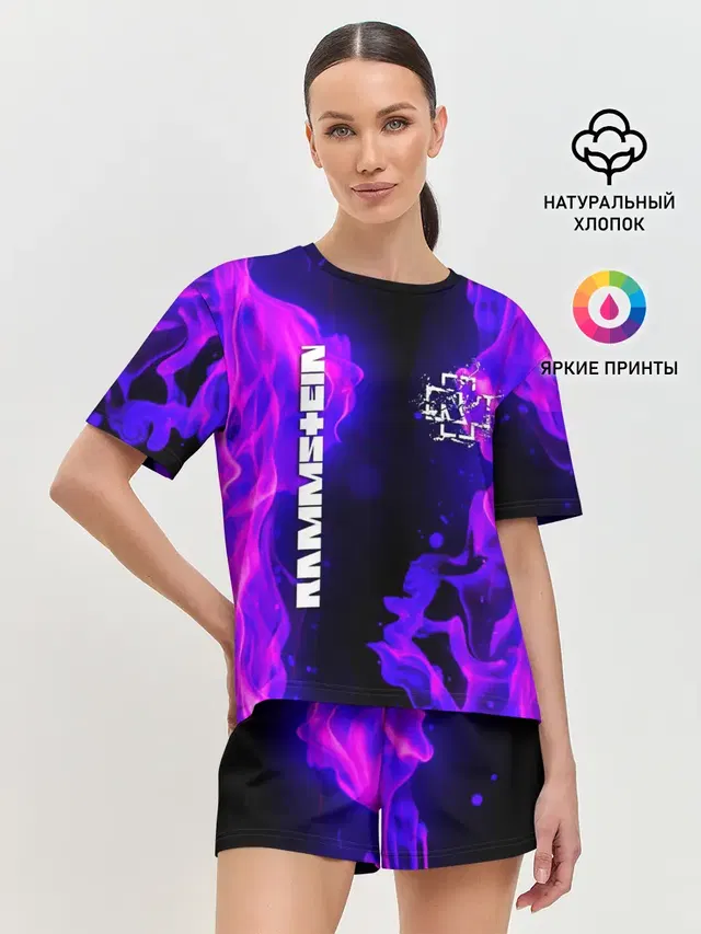 Женская пижама с шортами