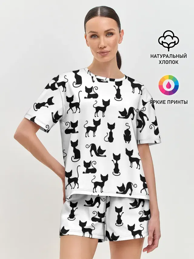 Женская пижама с шортами