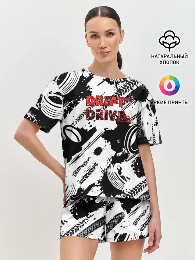 Женская пижама с шортами