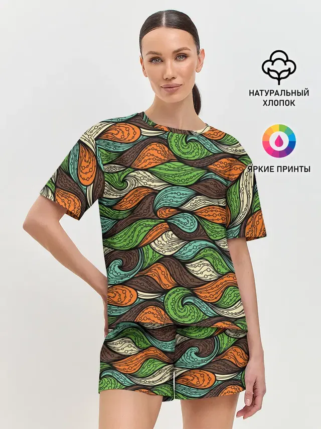 Женская пижама с шортами