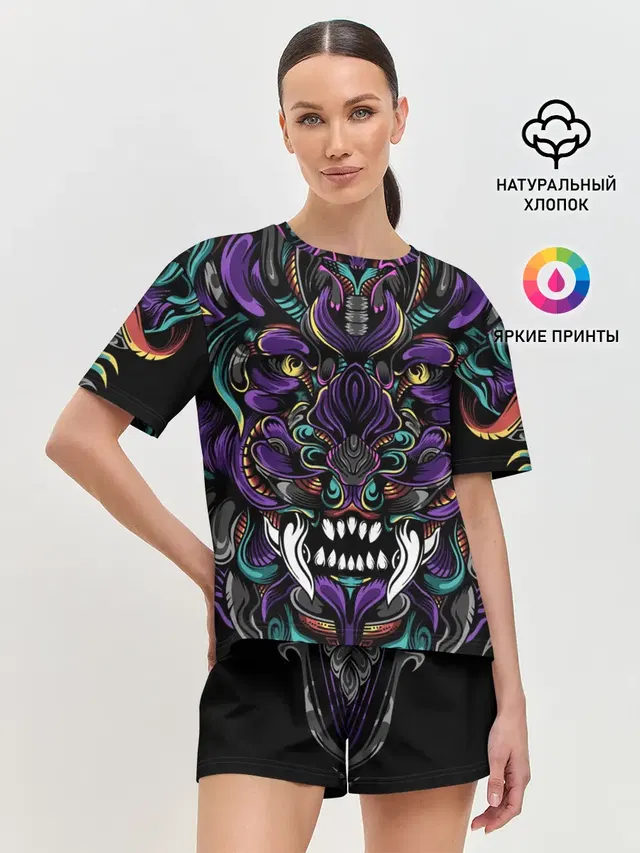 Женская пижама с шортами