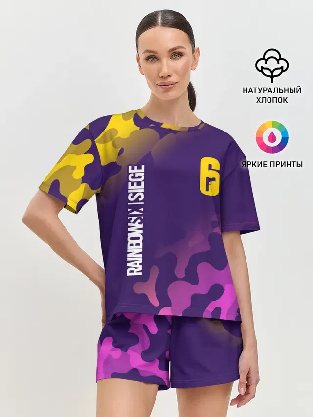 Женская пижама с шортами