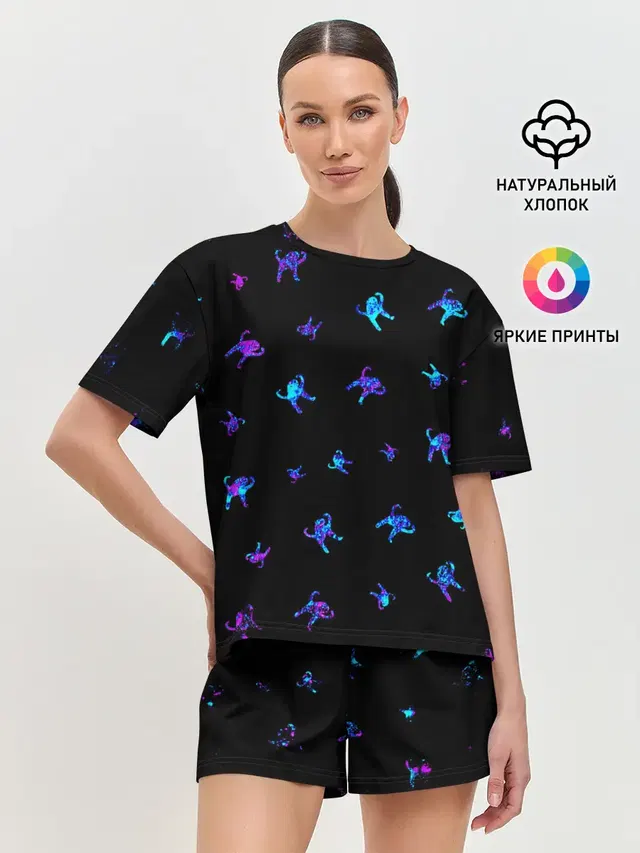 Женская пижама с шортами