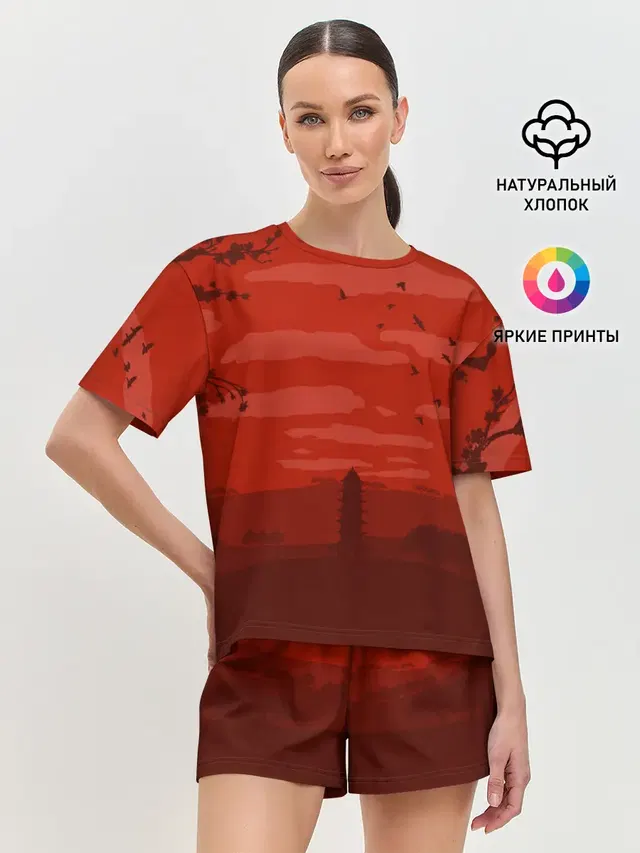 Женская пижама с шортами