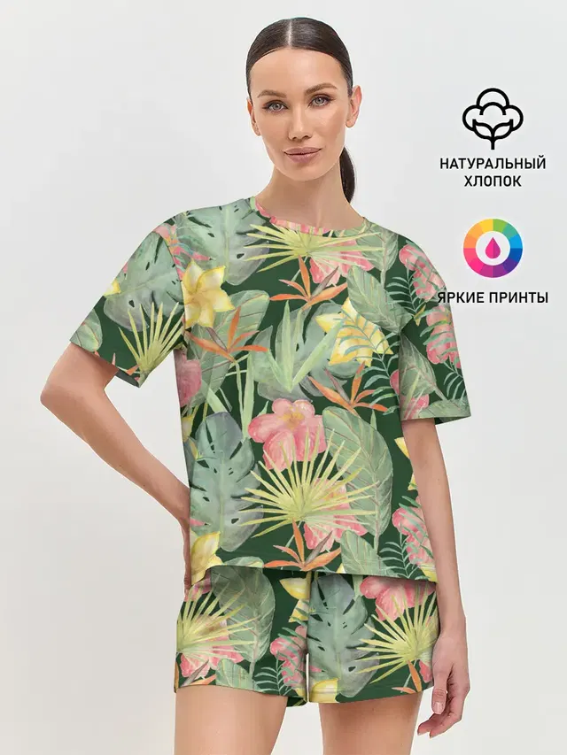 Женская пижама с шортами
