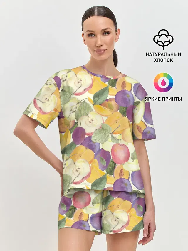 Женская пижама с шортами