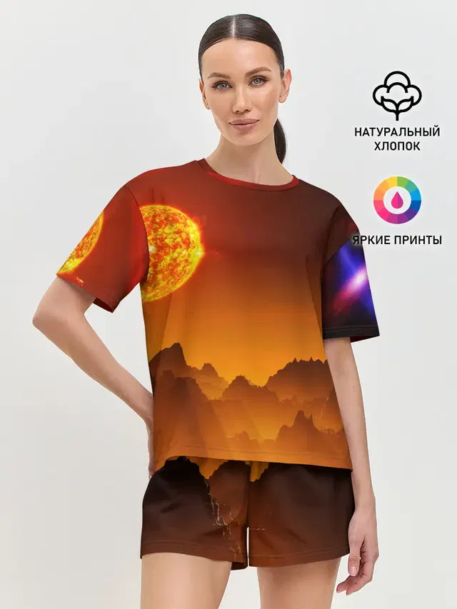 Женская пижама с шортами
