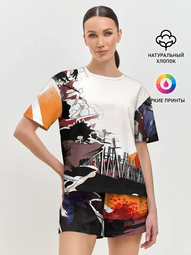 Женская пижама с шортами
