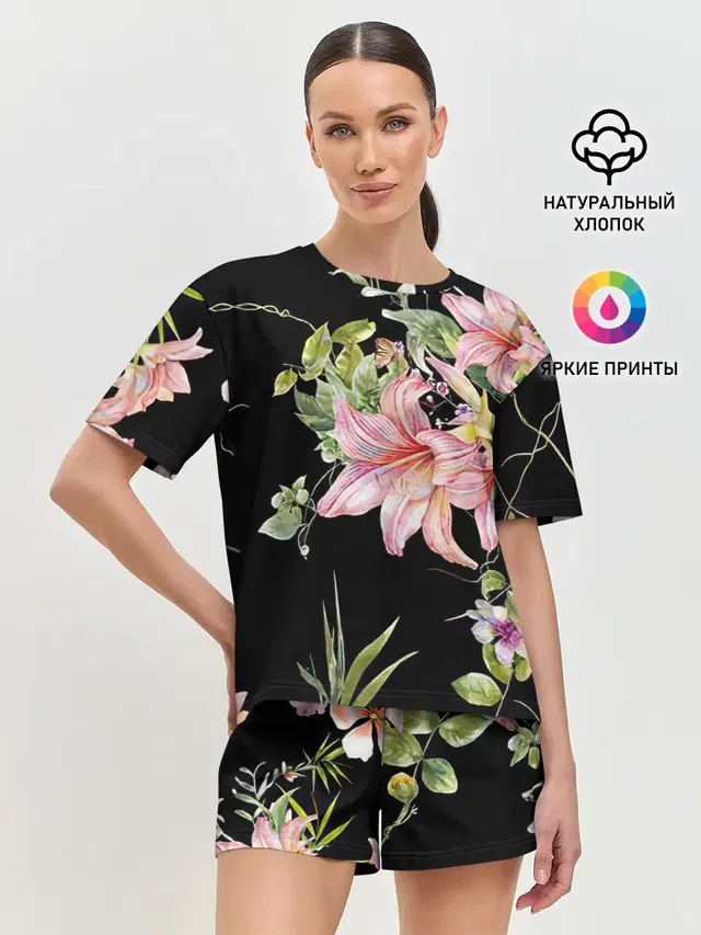Женская пижама с шортами