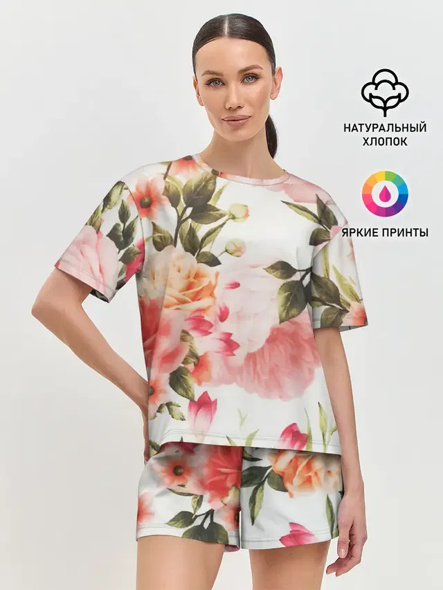 Женская пижама с шортами