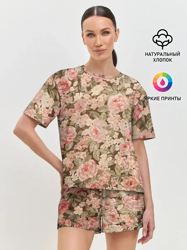 Женская пижама с шортами
