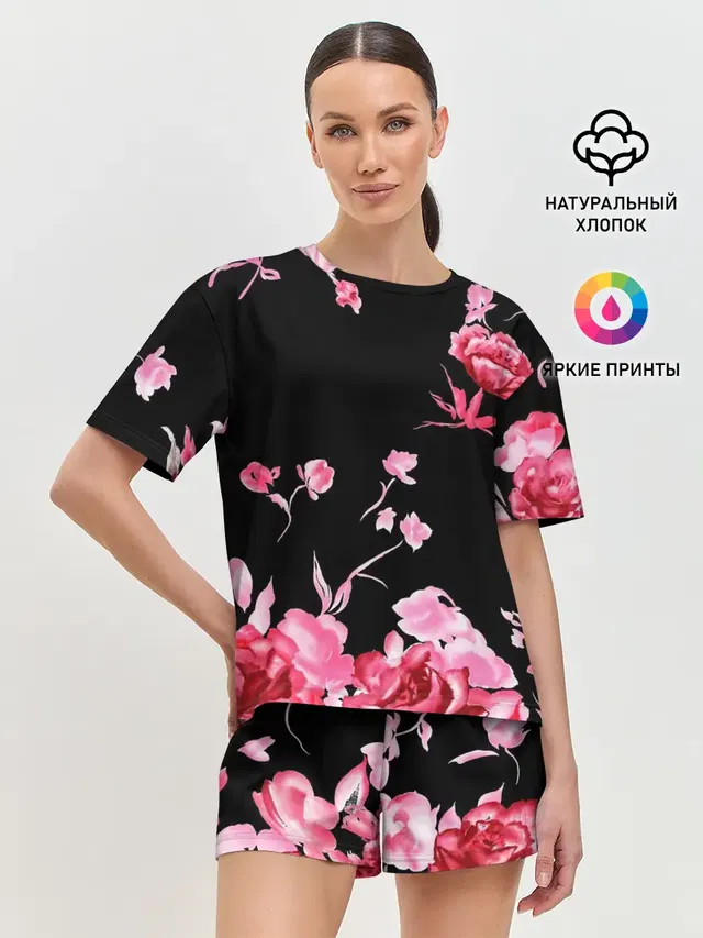 Женская пижама с шортами