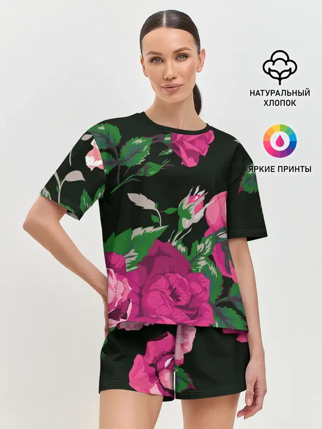 Женская пижама с шортами