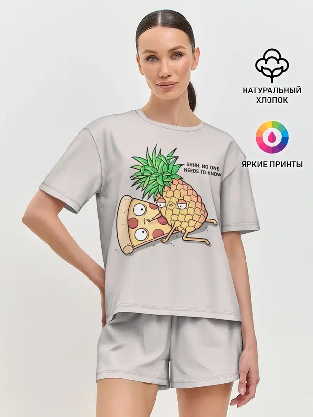 Женская пижама с шортами