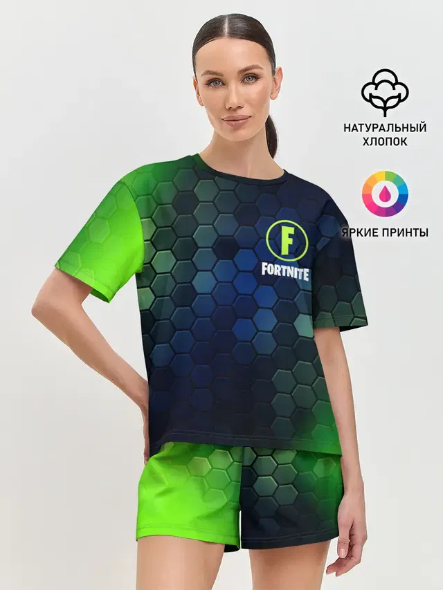 Женская пижама с шортами