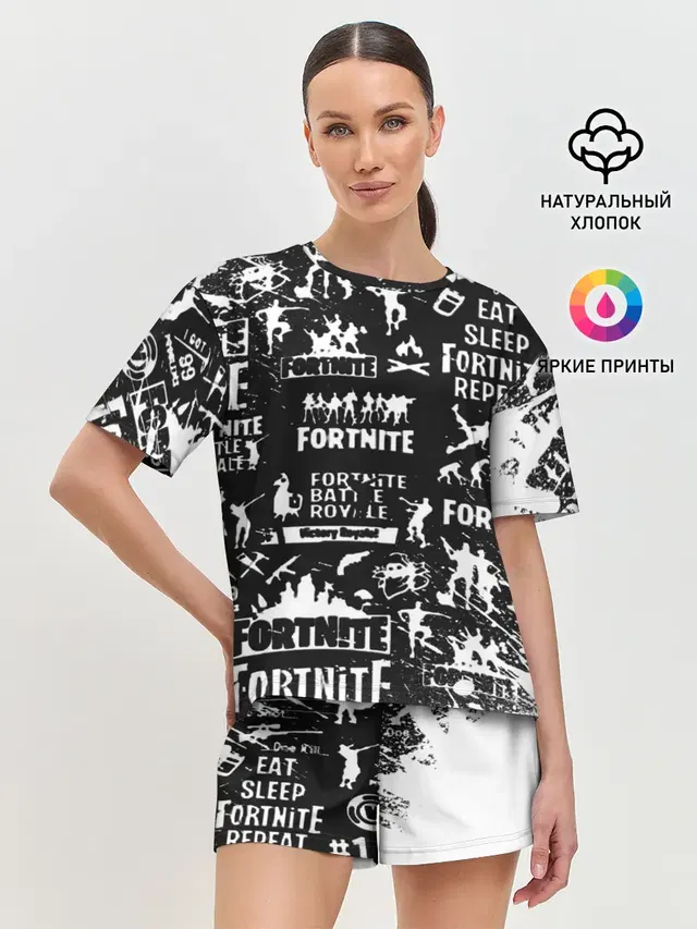 Женская пижама с шортами