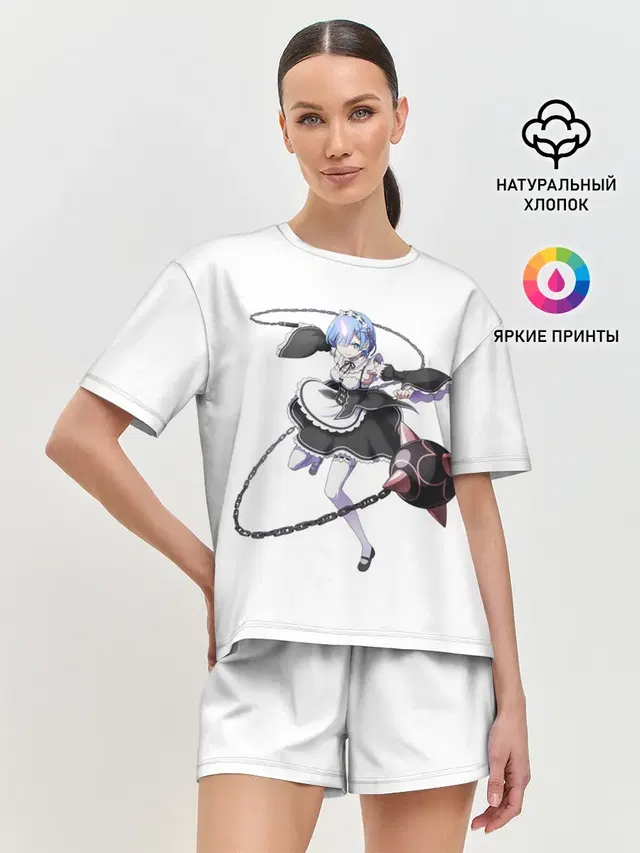 Женская пижама с шортами