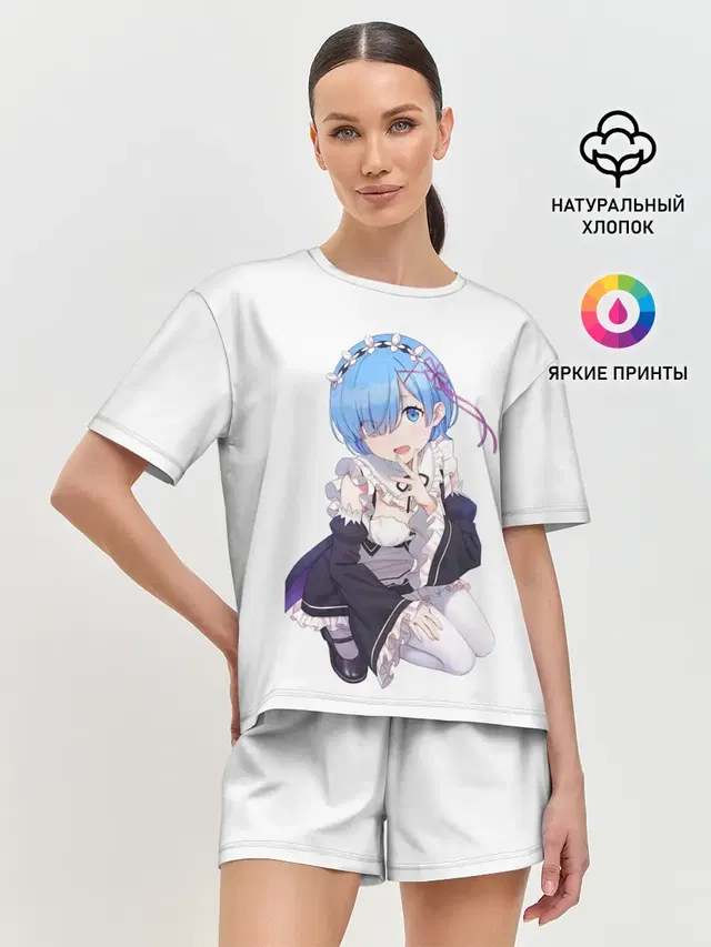 Женская пижама с шортами