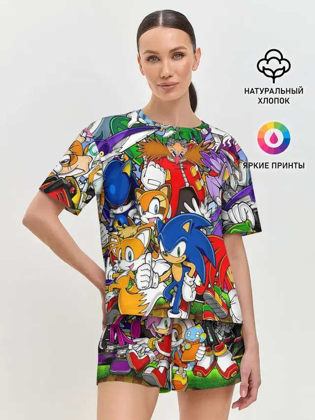 Женская пижама с шортами