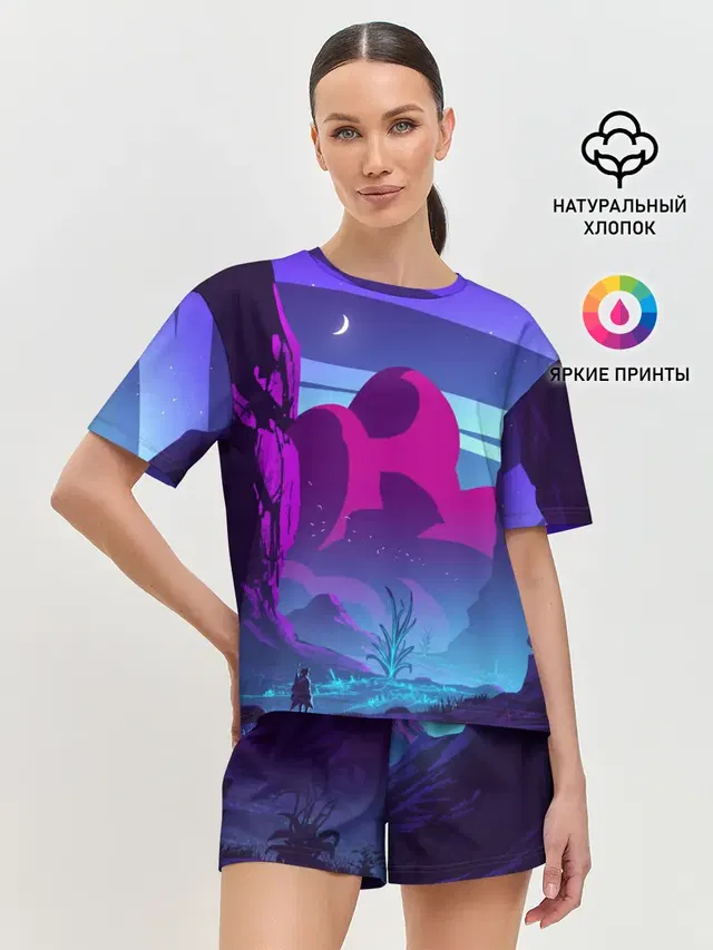 Женская пижама с шортами
