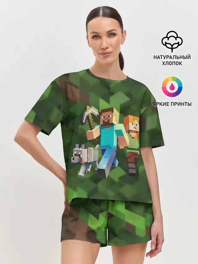 Женская пижама с шортами