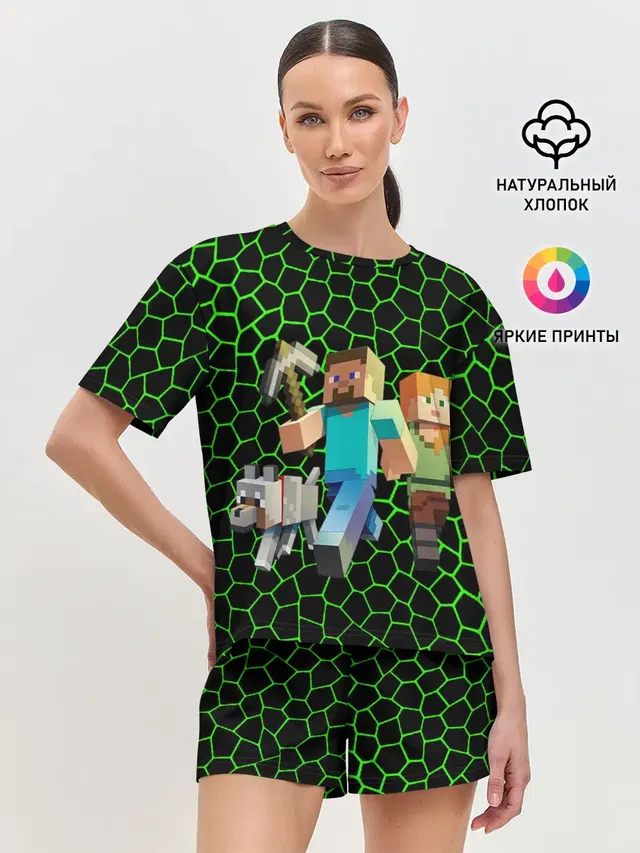 Женская пижама с шортами