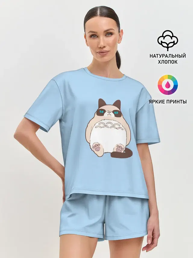Женская пижама с шортами