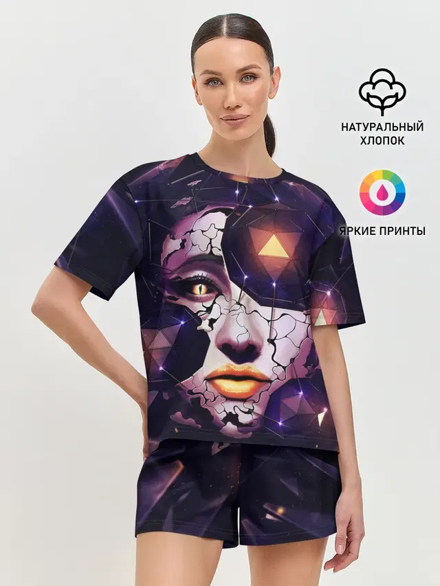 Женская пижама с шортами