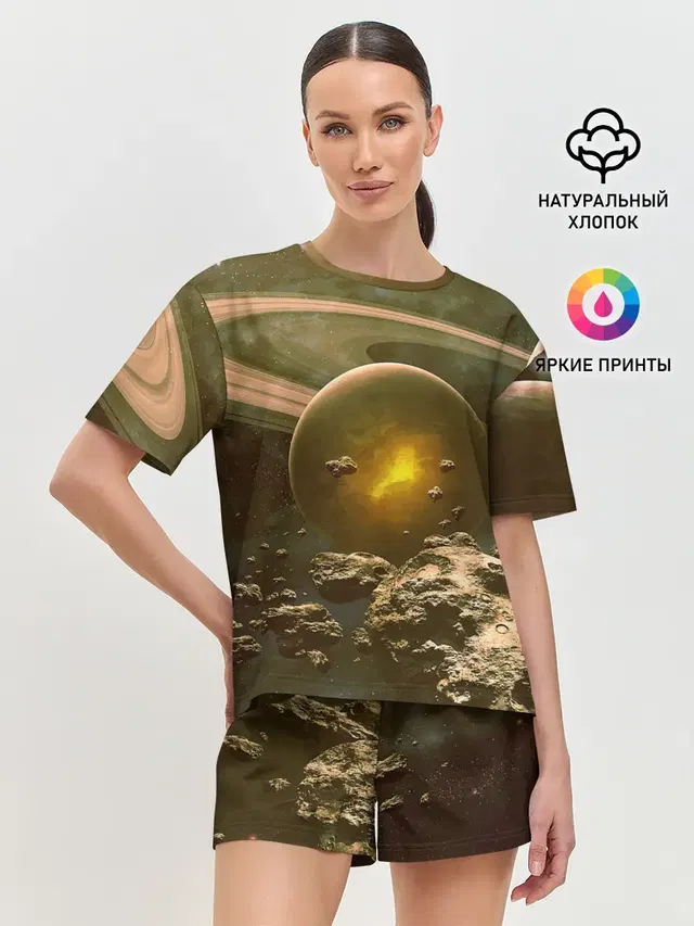 Женская пижама с шортами