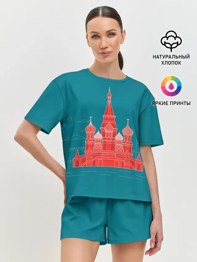 Женская пижама с шортами