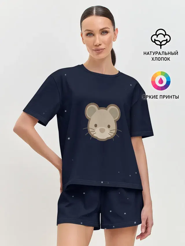 Женская пижама с шортами