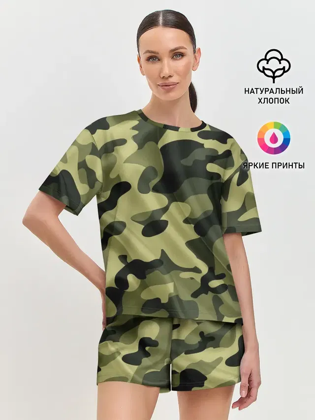 Женская пижама с шортами