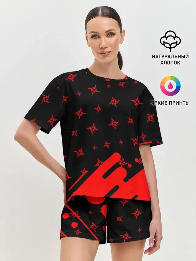 Женская пижама с шортами