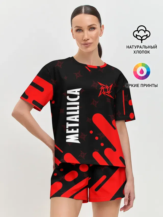 Женская пижама с шортами