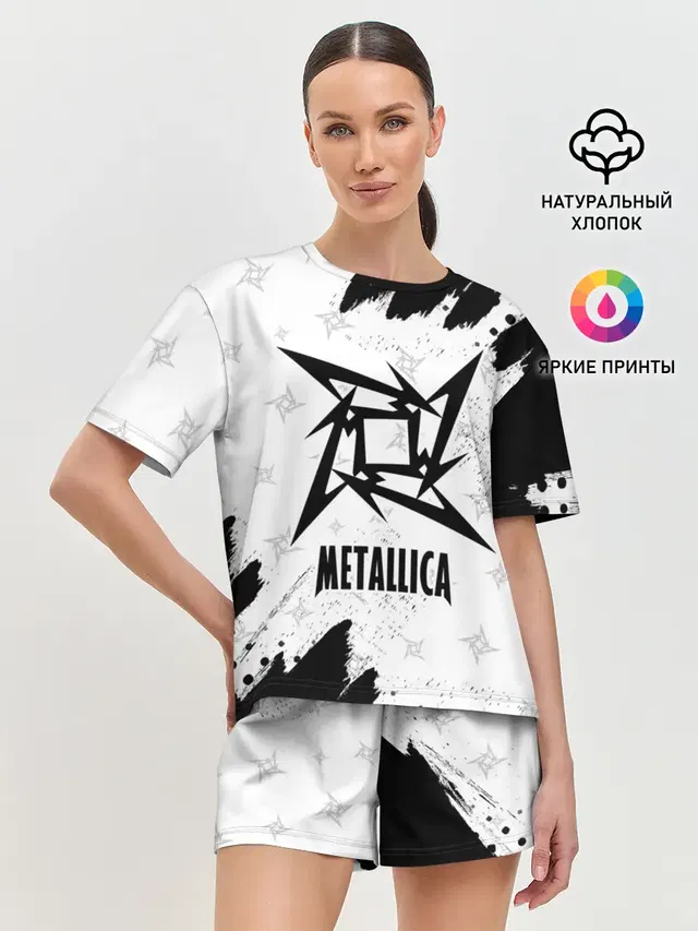 Женская пижама с шортами