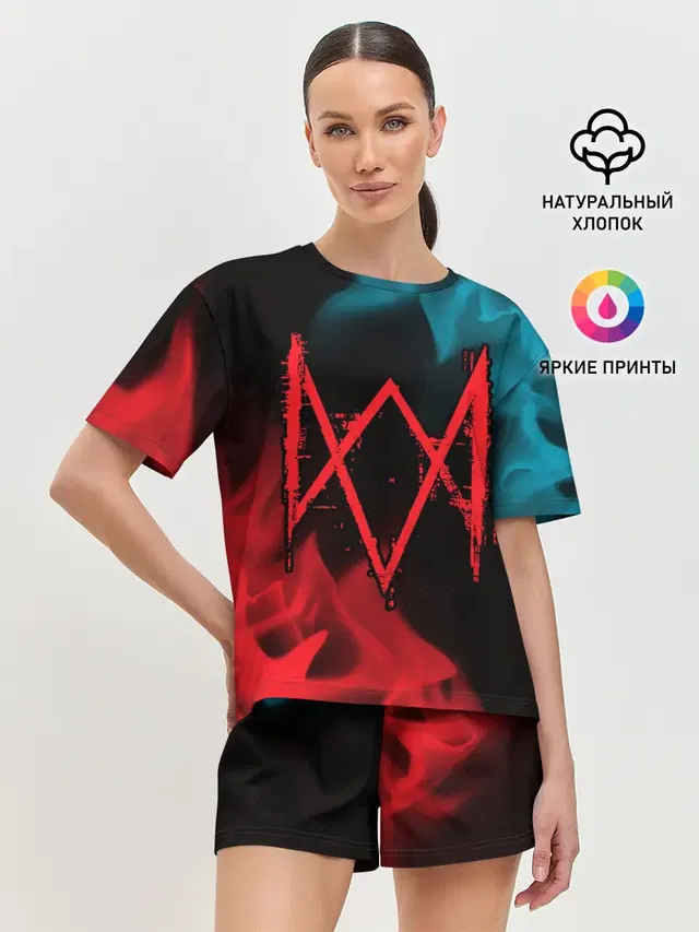 Женская пижама с шортами