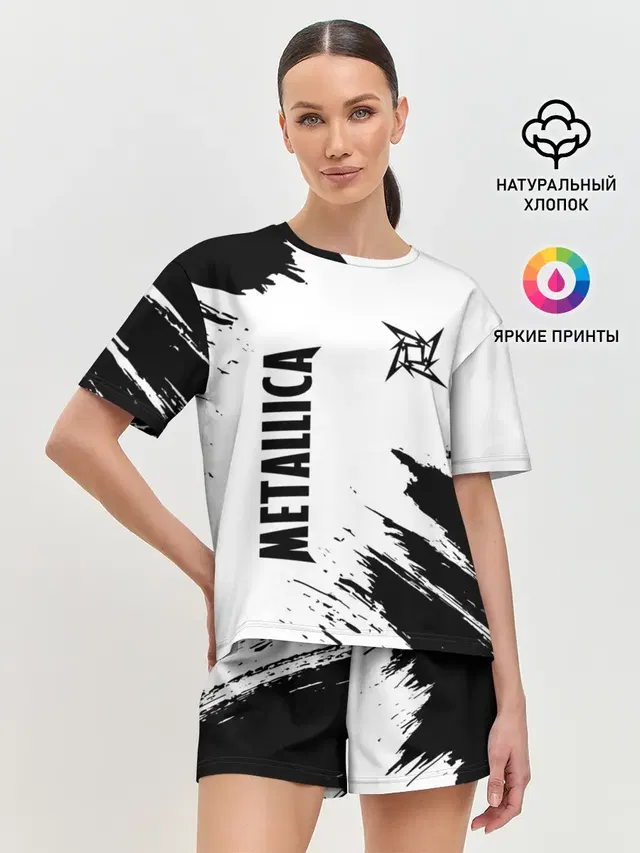 Женская пижама с шортами
