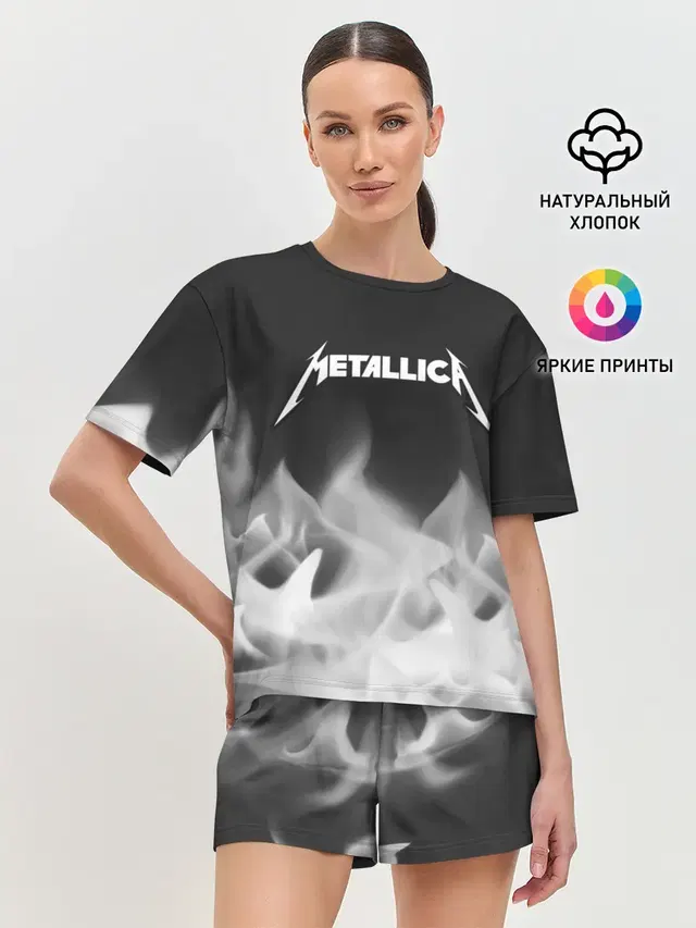 Женская пижама с шортами