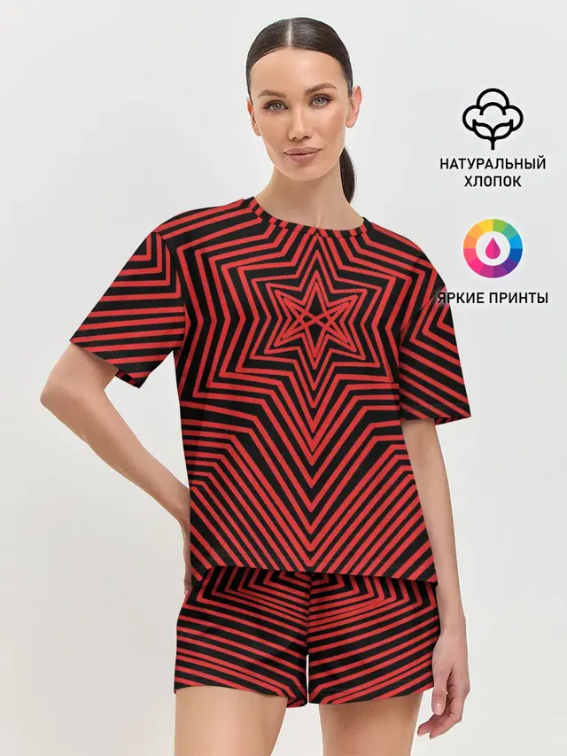 Женская пижама с шортами