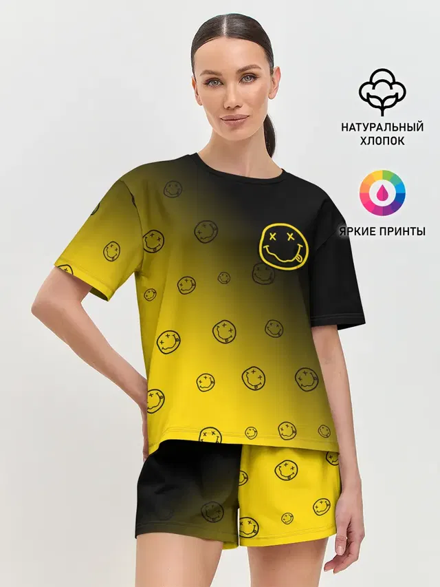 Женская пижама с шортами