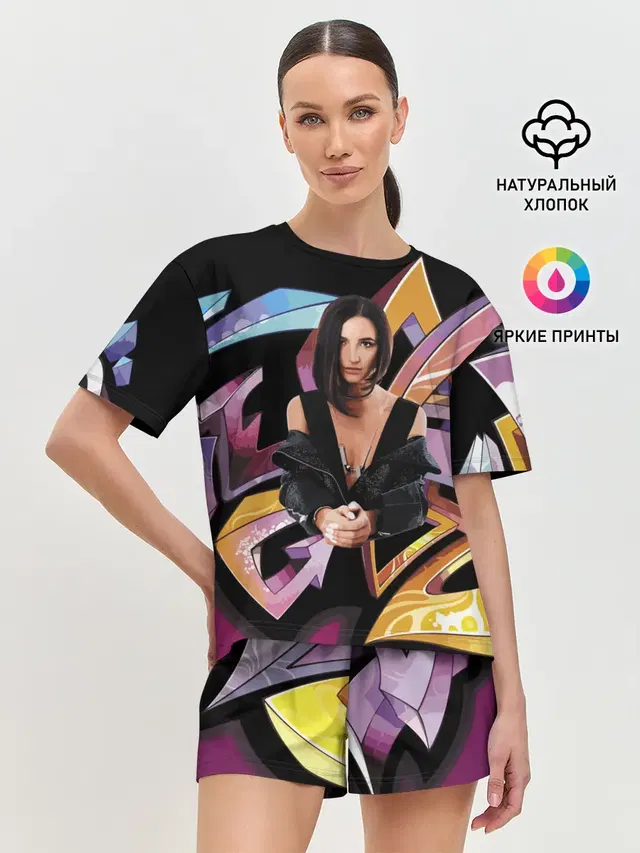 Женская пижама с шортами