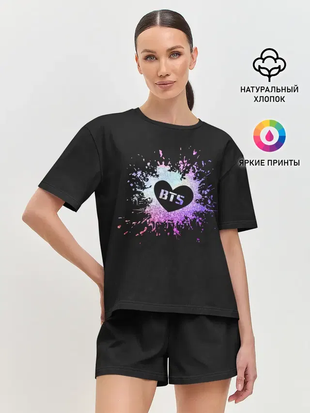 Женская пижама с шортами