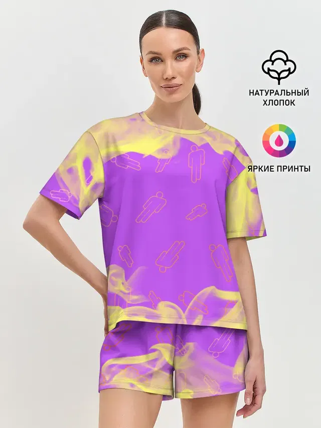 Женская пижама с шортами