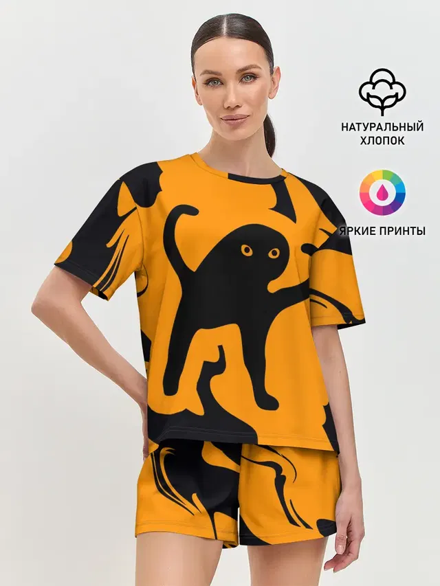 Женская пижама с шортами