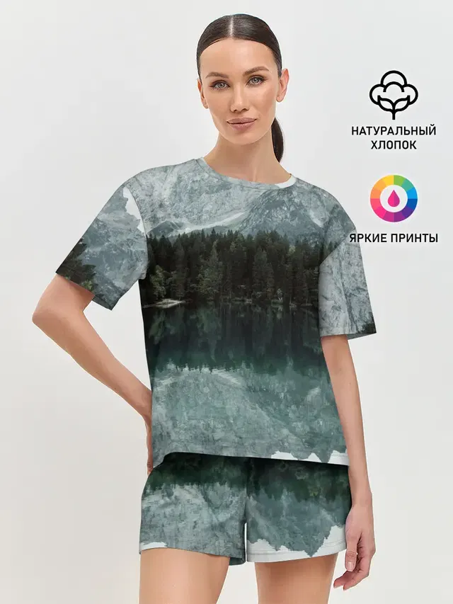 Женская пижама с шортами