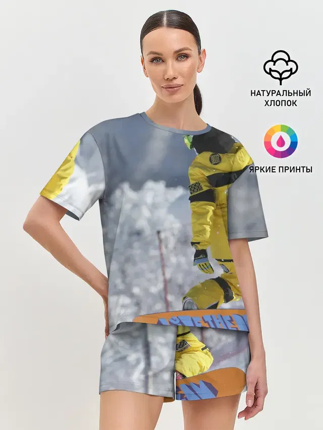Женская пижама с шортами