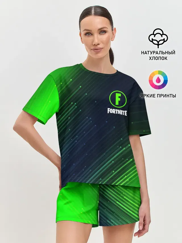 Женская пижама с шортами