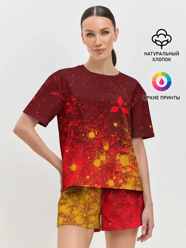 Женская пижама с шортами