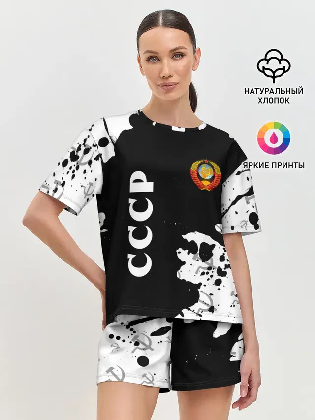 Женская пижама с шортами