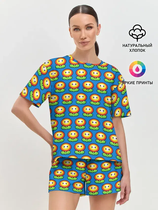 Женская пижама с шортами